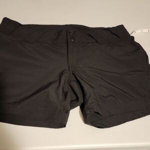 Burnside Black Flat Front Shorts Versatile Comfort